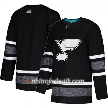 Män Ishockey St. Louis Blues tröja Blank Svart 2019 All-Star Adidas Authentic